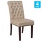 Flash Furniture 18.5 W, 27.5 L, 39.75 H 4-BT-P-BG-LEA-GG - alternate 8